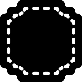 Gestrichelter Rahmen